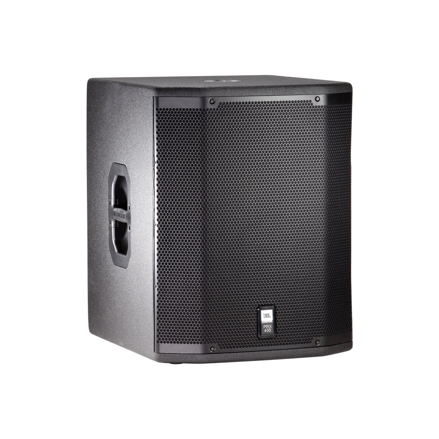JBL Professional PRX418S Indoor Pole Mount, Floor Standing Woofer - 1600 W RMS - Black