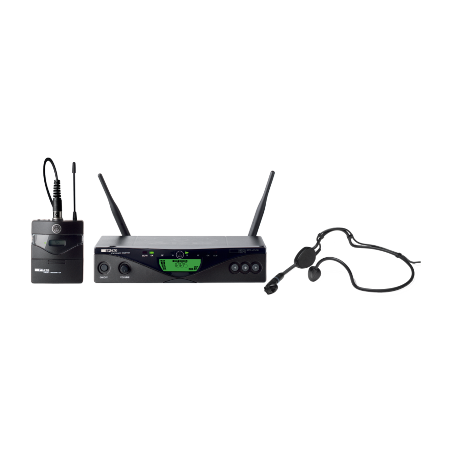 AKG WMS470 Sports Set Professional Wireless Microphone System