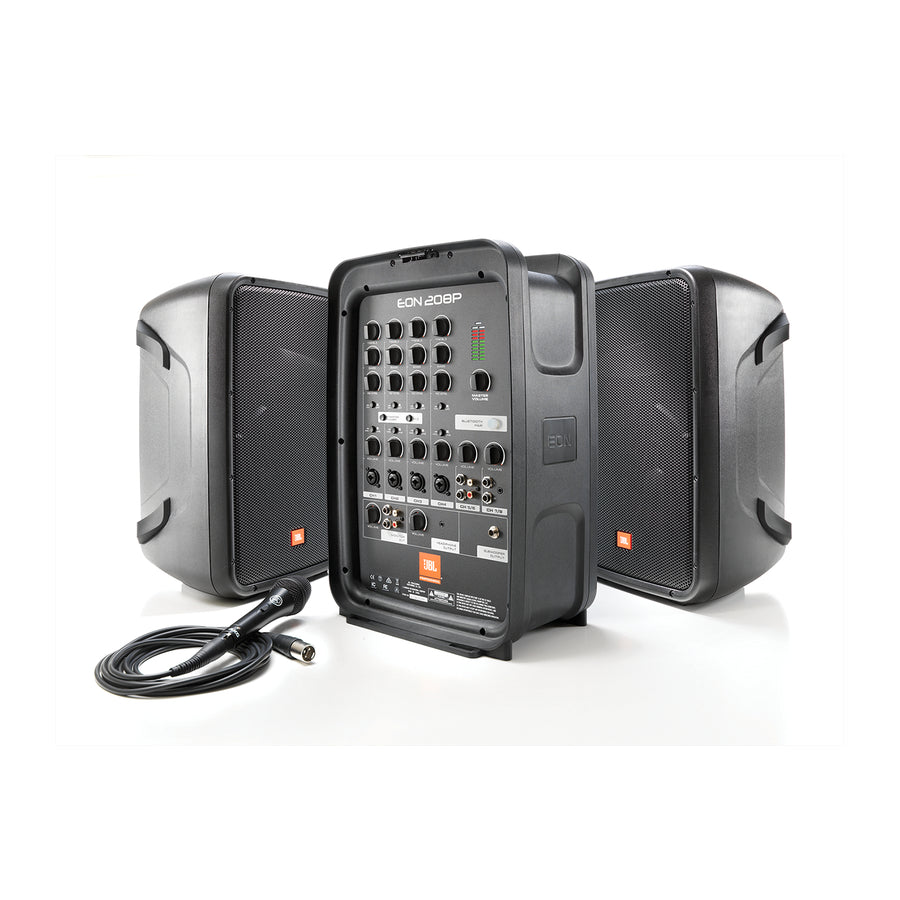 JBL 8" Packaged PA System With 8-channel Integrated Mixer