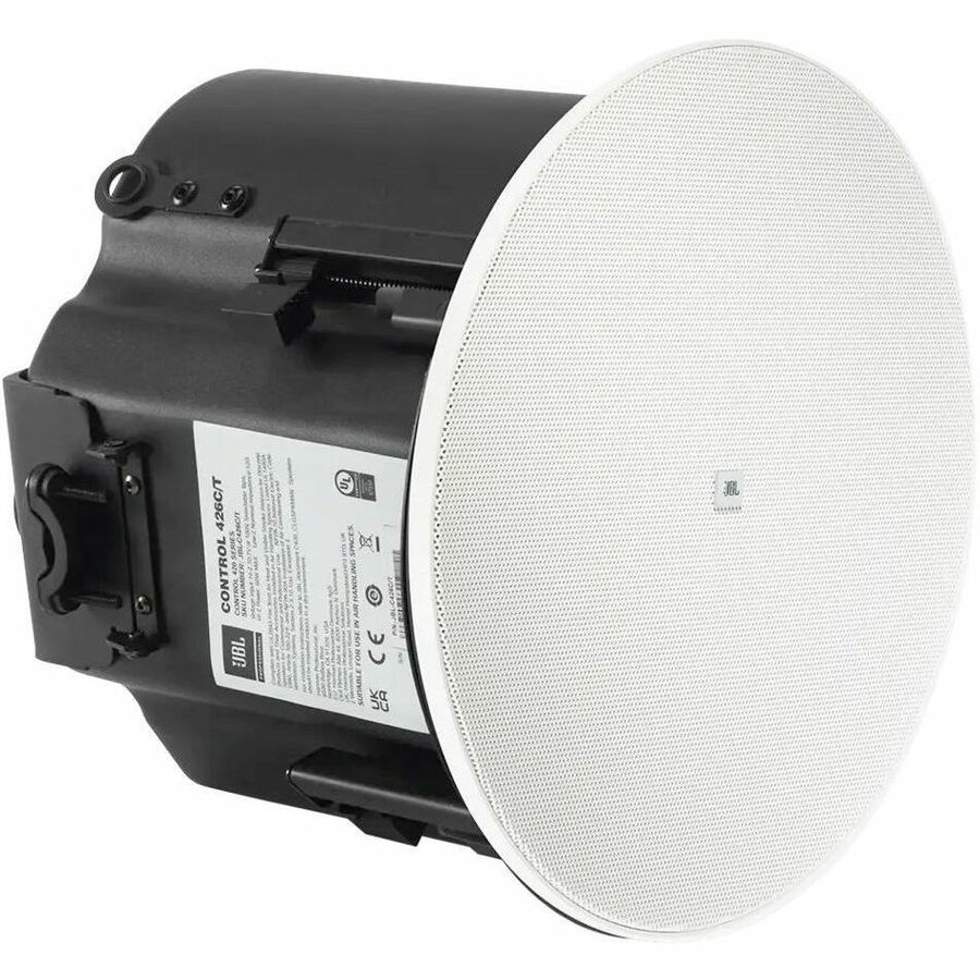 JBL Professional Control 426C/T 2-way Ceiling Mountable, Rail Mountable, Blind Mount Speaker - 75 W RMS - White
