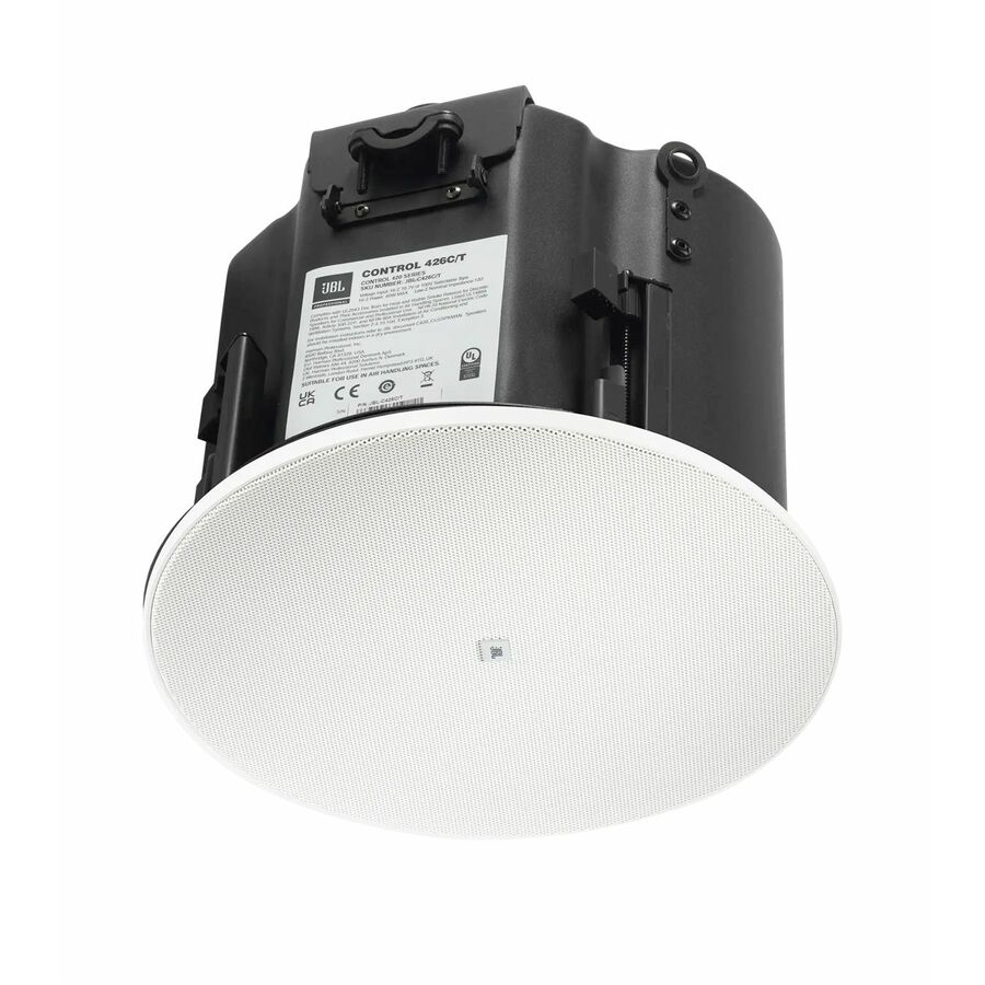 JBL Professional Control 426C/T 2-way Ceiling Mountable, Rail Mountable, Blind Mount Speaker - 75 W RMS - White