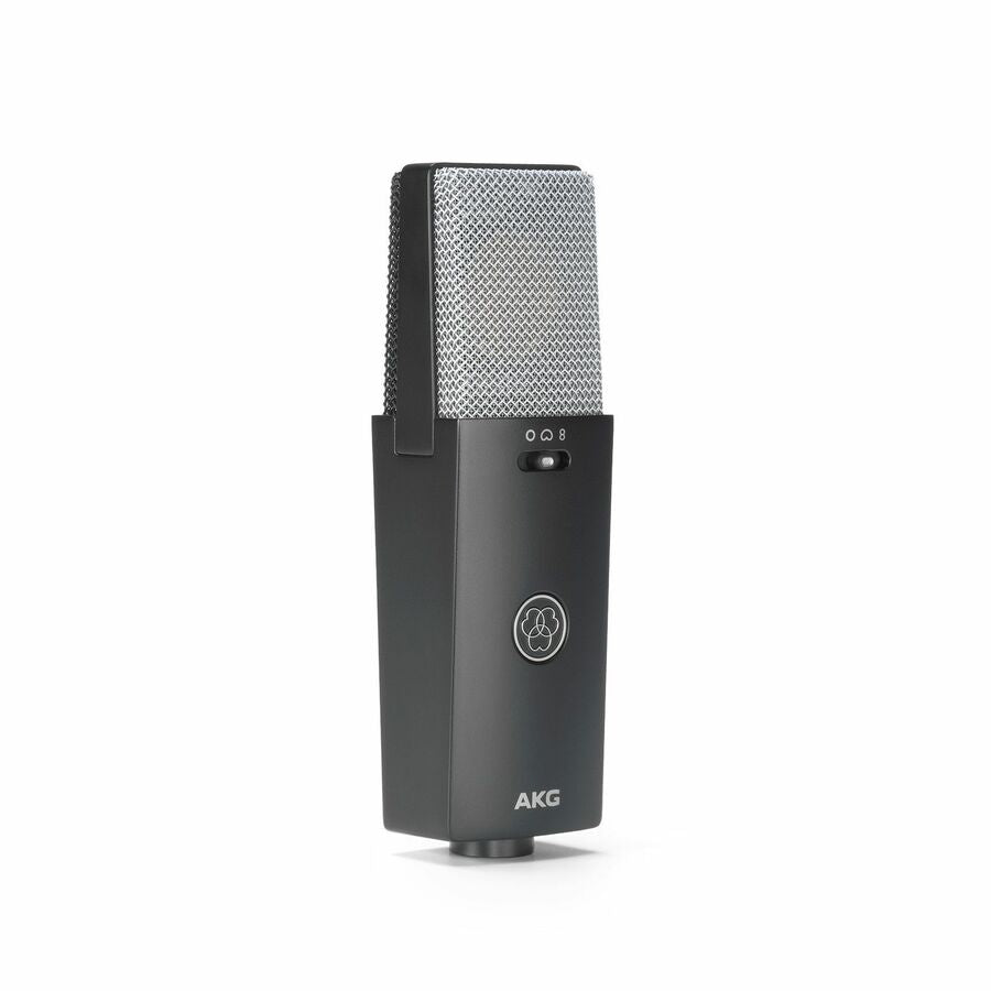 AKG C114 Plug-in Condenser Microphone for Vocals, Piano, String Instrument, Horn, Woodwind Instrument, Drum, Percussion, Guitar Amplifier, Studio, Podcasting, Video Blogging, ... - Black