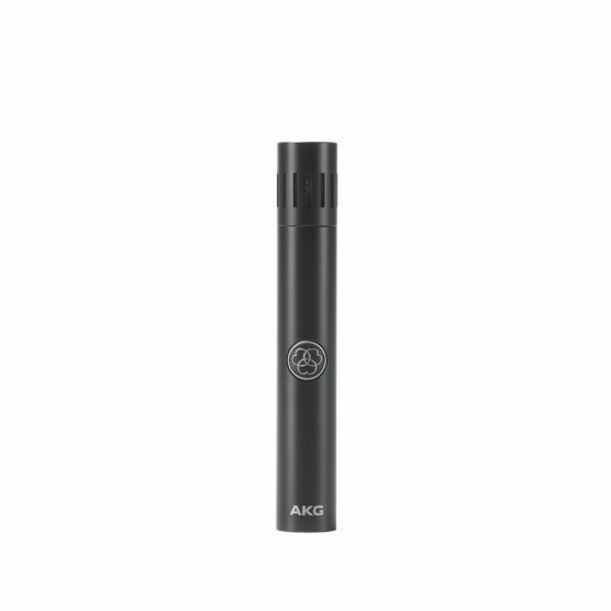 AKG C151 Plug-in Electret Condenser Microphone for Studio, Live Instrument, Broadcasting, Vocals, Piano, String Instrument, Horn, Woodwind Instrument, Drum, Percussion, Guitar Amplifier, ... - Black