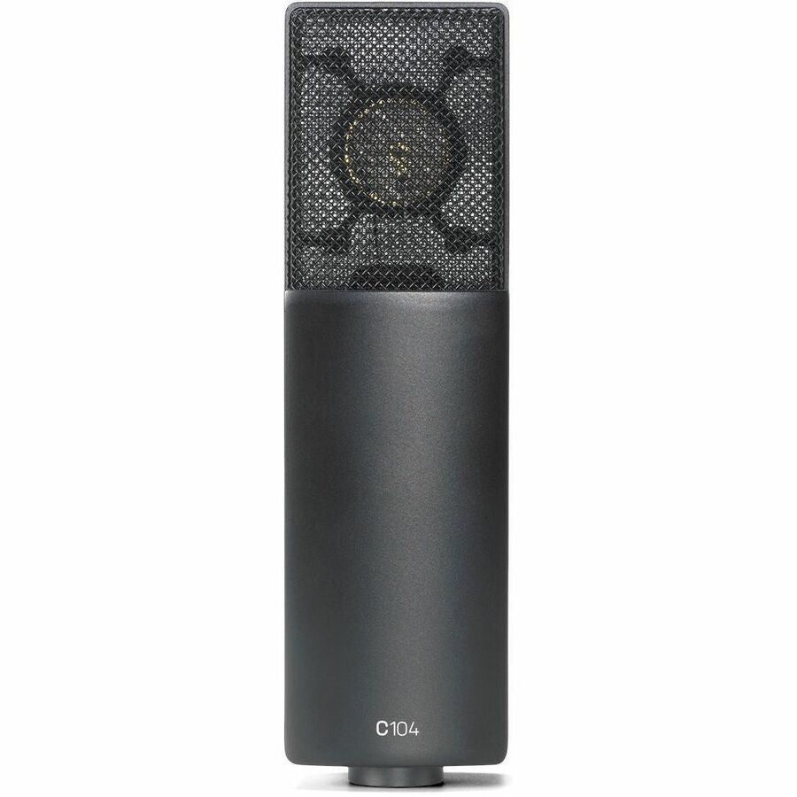 AKG C104 Plug-in Electret Condenser Microphone for Vocals, Piano, String Instrument, Horn, Woodwind Instrument, Drum, Percussion, Guitar Amplifier, Studio, Podcasting, Video Blogging, ... - Black