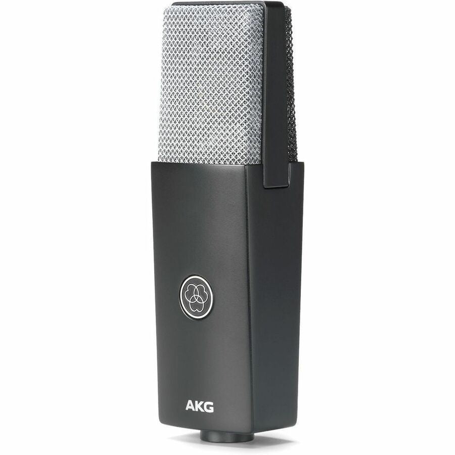 AKG C104 Plug-in Electret Condenser Microphone for Vocals, Piano, String Instrument, Horn, Woodwind Instrument, Drum, Percussion, Guitar Amplifier, Studio, Podcasting, Video Blogging, ... - Black