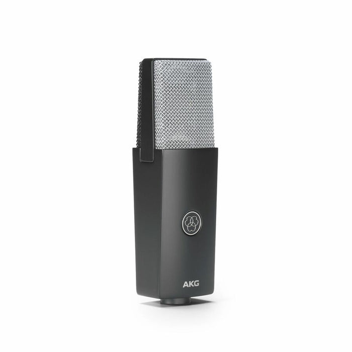 AKG C104 Plug-in Electret Condenser Microphone for Vocals, Piano, String Instrument, Horn, Woodwind Instrument, Drum, Percussion, Guitar Amplifier, Studio, Podcasting, Video Blogging, ... - Black