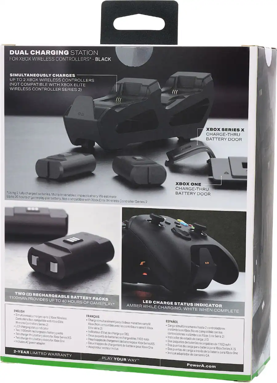 PowerA 1522767-01 Dual Charging Station for Xbox Series X|S Controller