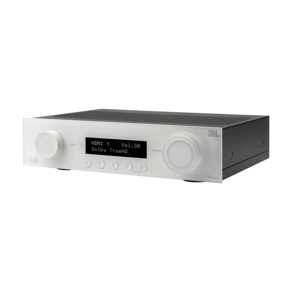 JBL MA510 5.2 Channel 8K Ultra HD AV Receiver White HDMI Bluetooth