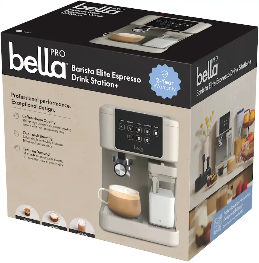 bella PRO - Barista Elite Espresso Drink Station+ - Oatmilk