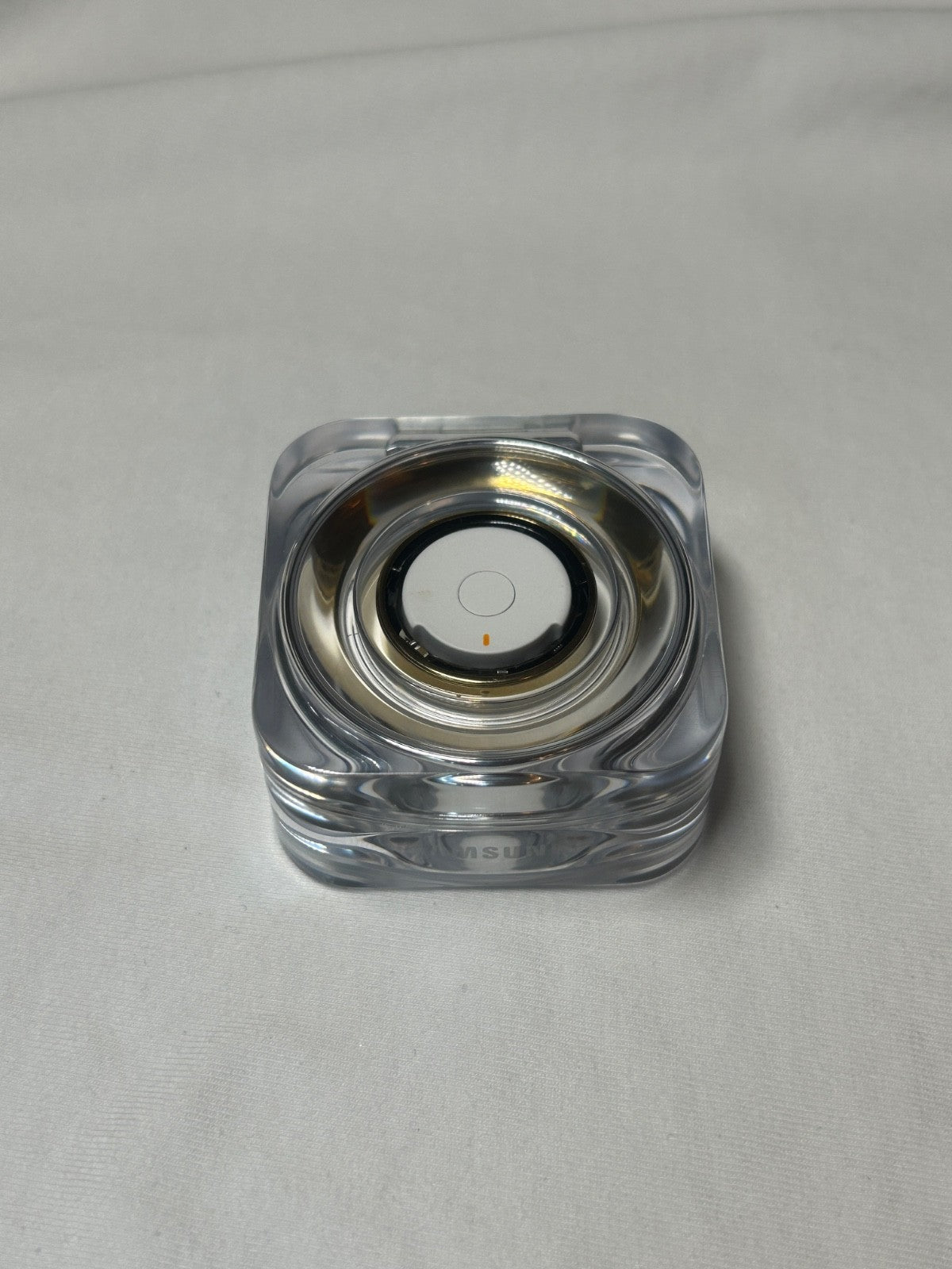 Samsung Galaxy Ring Titanium Gold SM-Q509 AI Smart Ring Bluetooth - Size 9