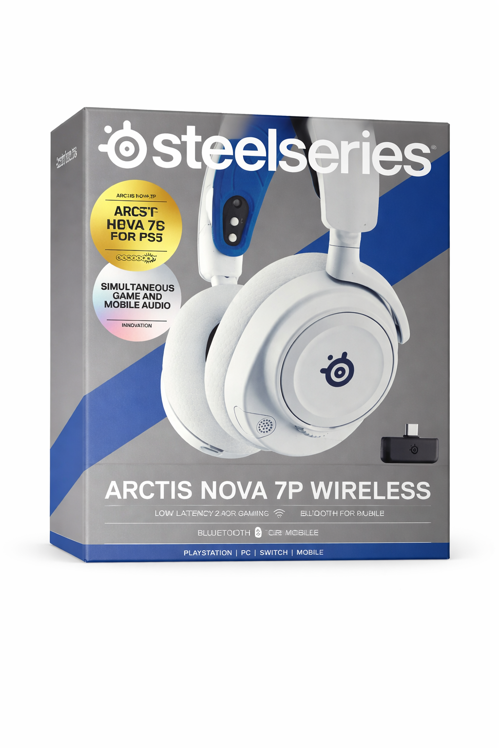 SteelSeries Arctis Nova 7P Wireless Multi-Platform Gaming Headset Neodymium 