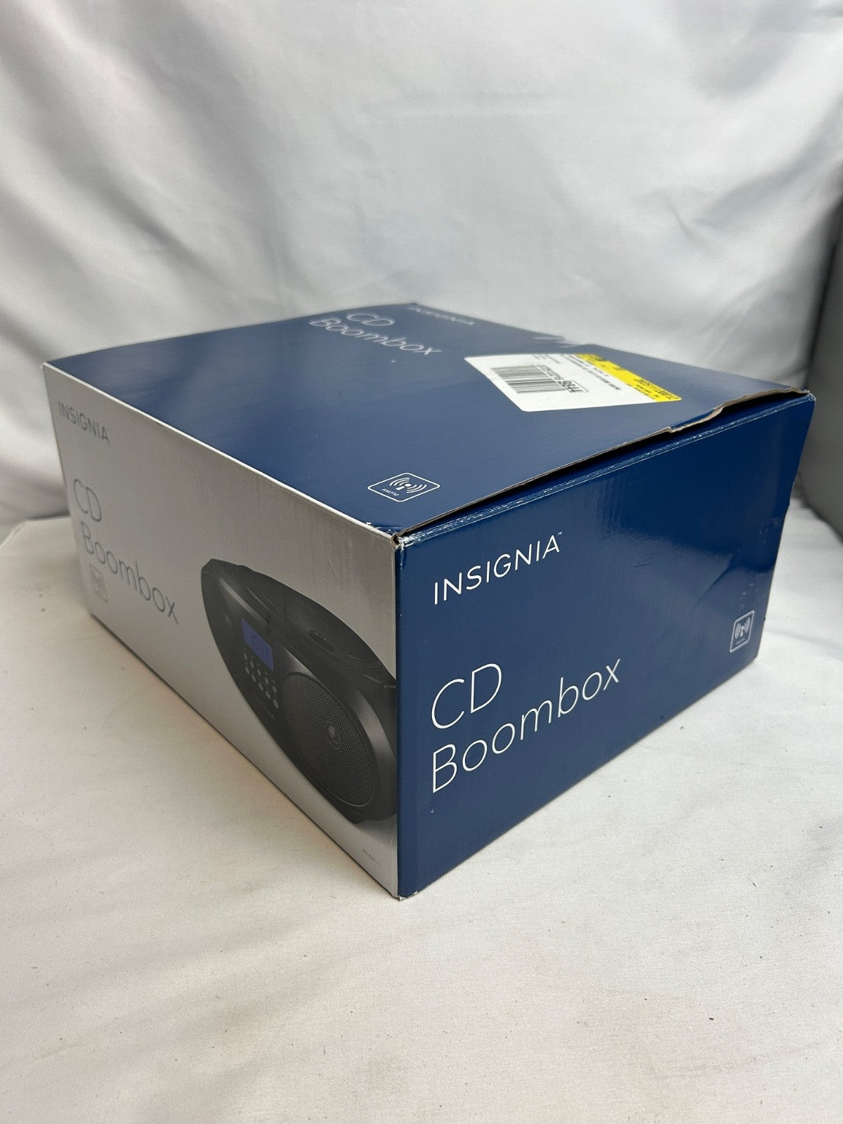 Insignia AM/FM Radio Portable CD Boombox - Black