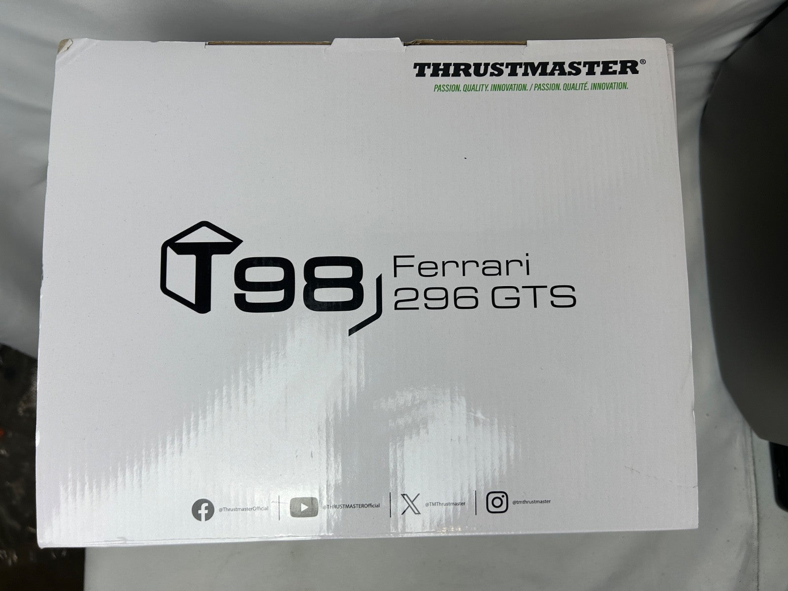 Thrustmaster T98 Ferrari 296 GTB Edition Racing Wheel Black