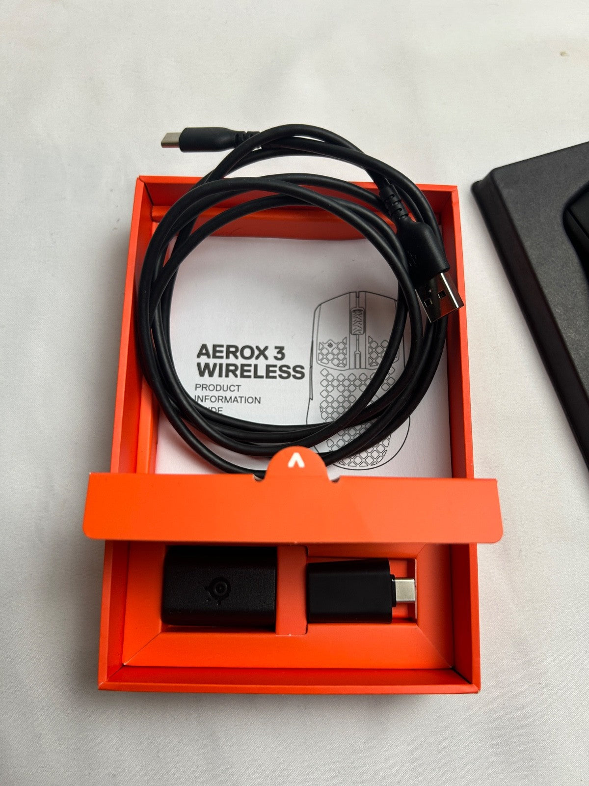 SteelSeries Aerox 3 Wireless Gaming Mouse RGB Lighting IP54 Water Resistant
