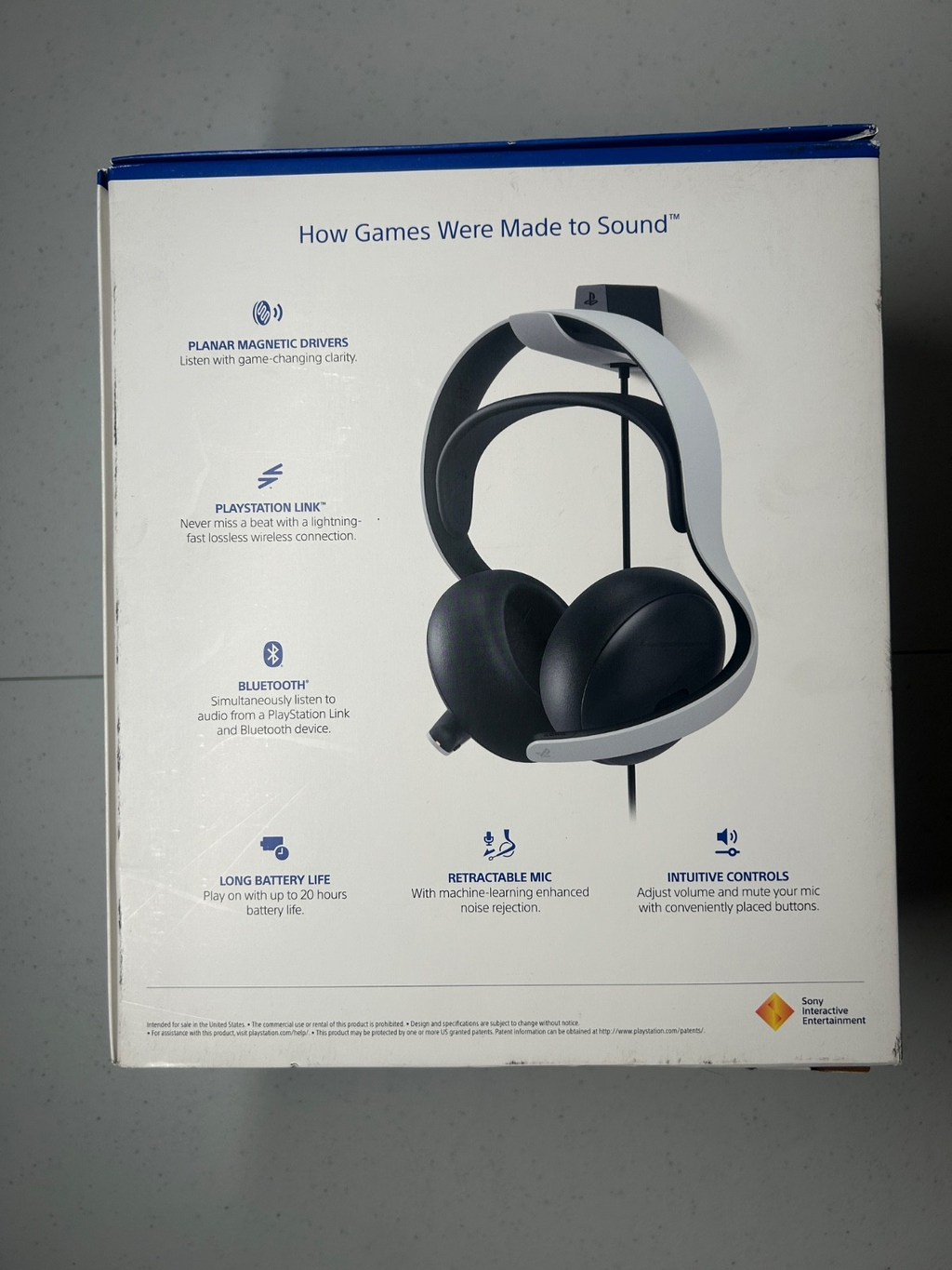 Sony PlayStation PULSE Elite Wireless Gaming Headset for PS5 - White