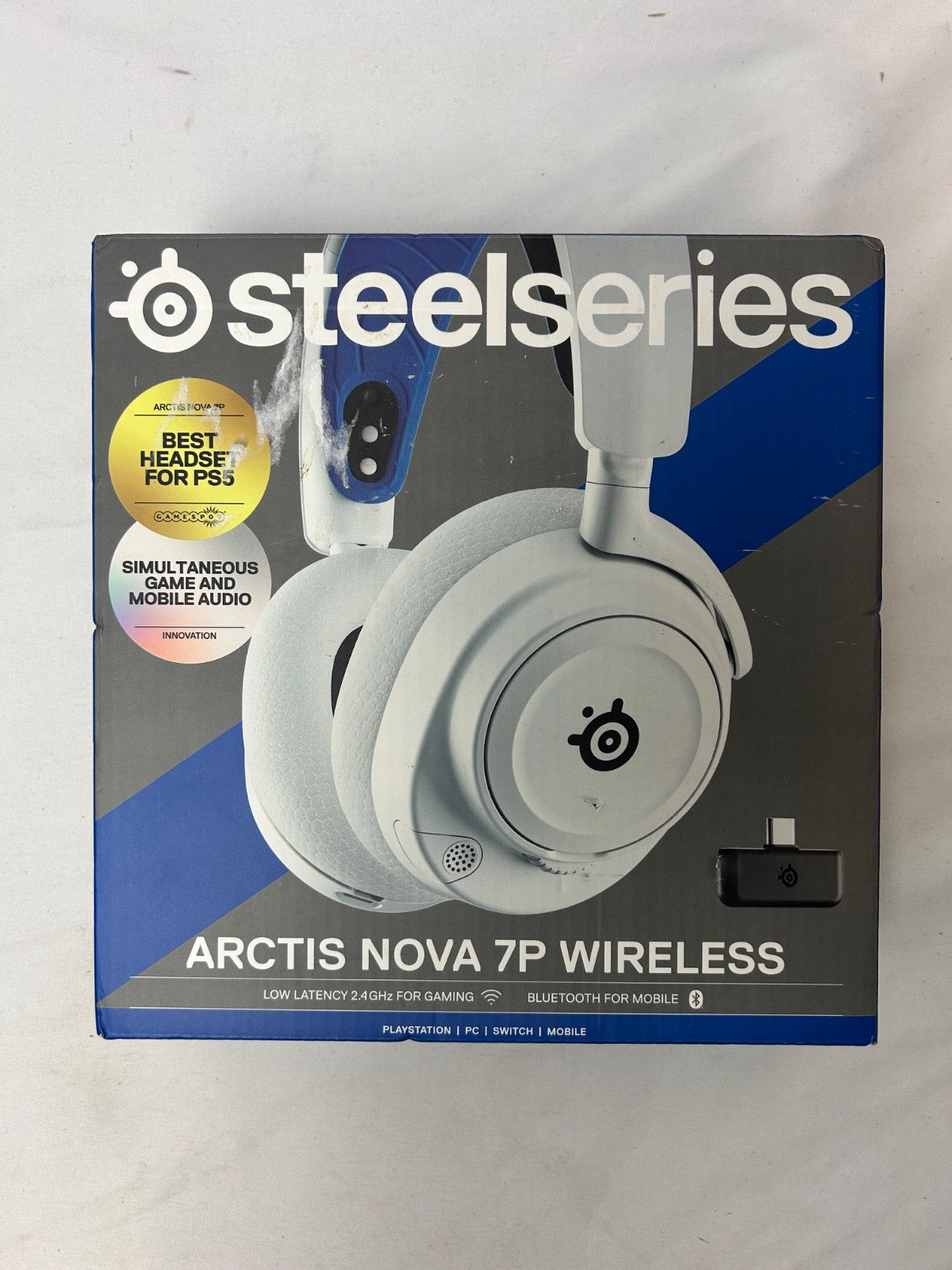 SteelSeries Arctis Nova 7P Wireless Multi-Platform Gaming Headset Neodymium 