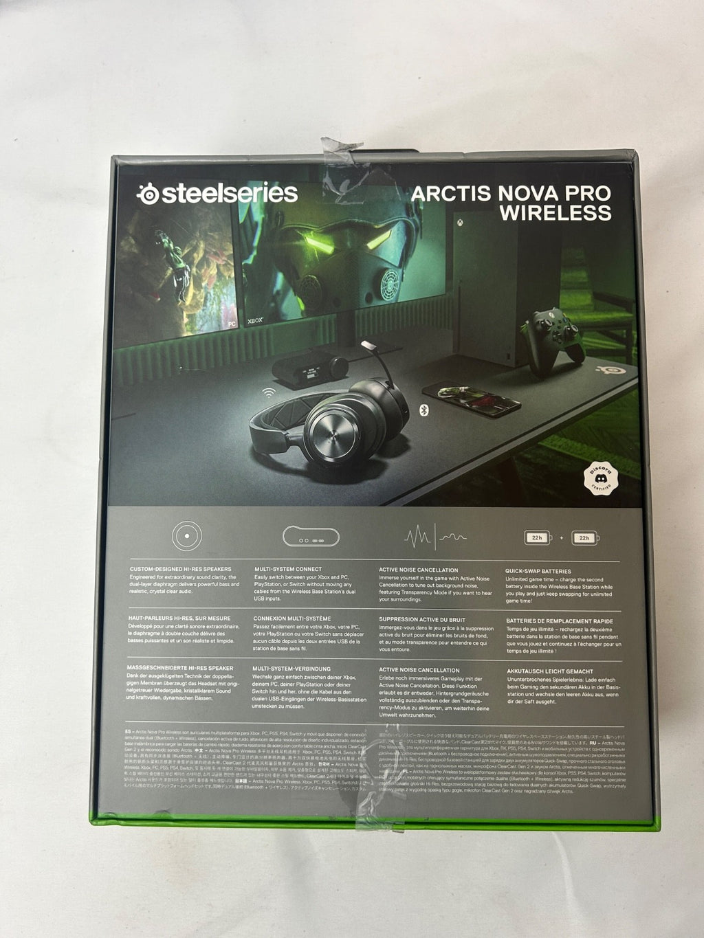SteelSeries Arctis Nova Pro Wireless Gaming Headset ANC for Xbox Black