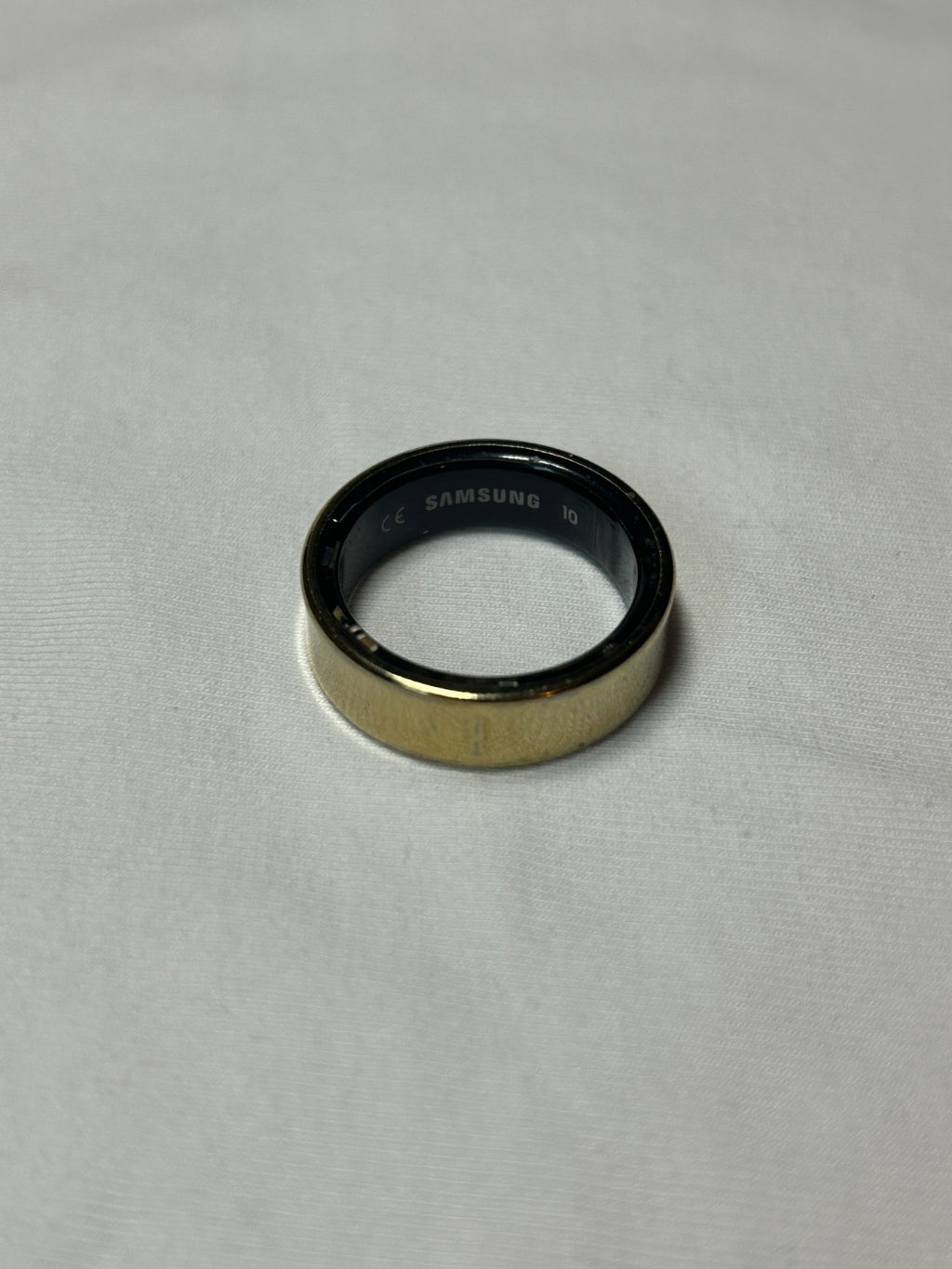 Samsung Galaxy Ring Bluetooth Smart Ring SM-Q500 - Titanium Gold - Size 10