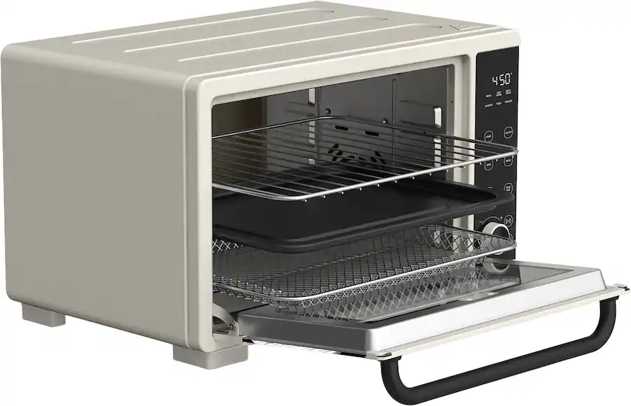bella PRO - 6-Slice Air Fryer Toaster Oven (0.88 Cu. Ft.) - Oatmilk