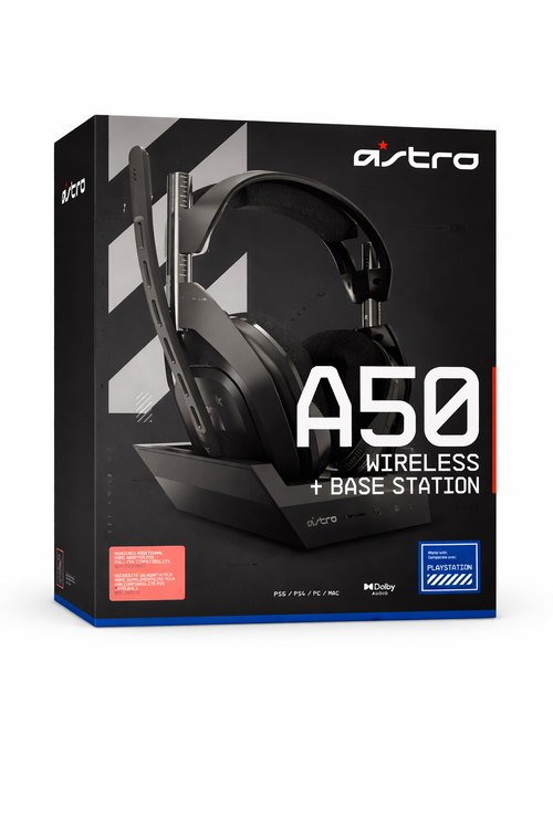 Astro A50 Wireless + Base Station Head Set: Compatible With Playstation