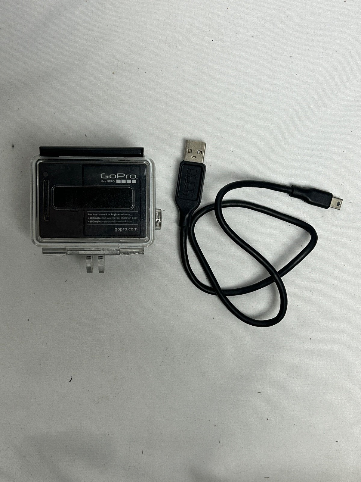 GoPro HERO 3 Action Camera w/ Waterproof Case & Charging Cable