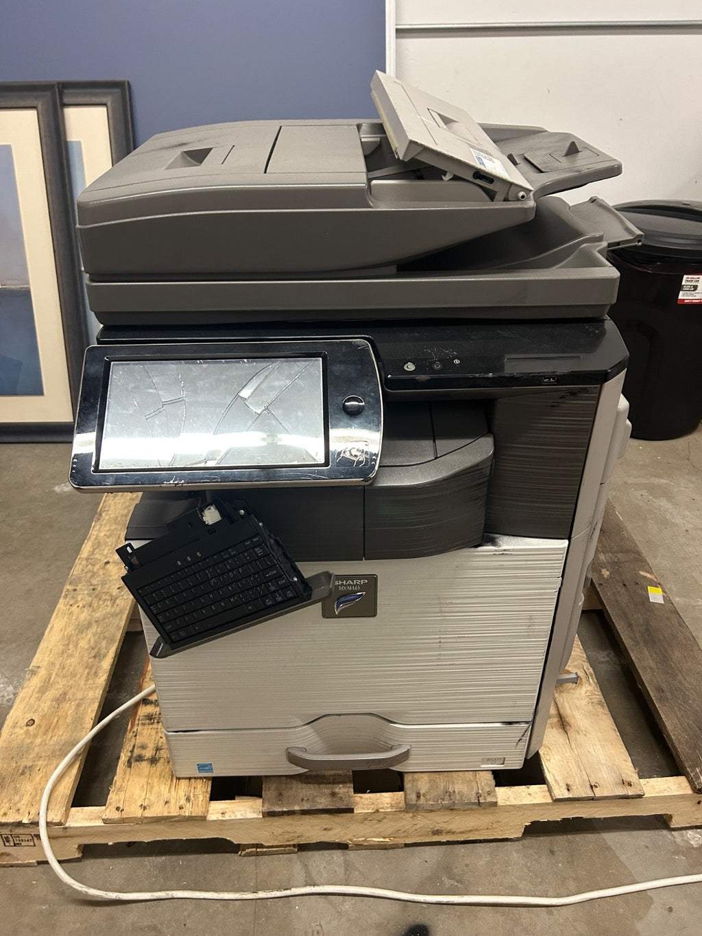 Sharp MX-M465N Monochrome Multifunction Copier Printer Scanner