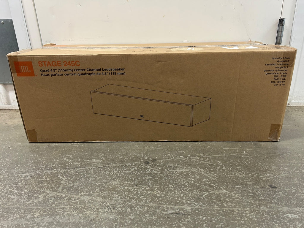JBL 245C Quad 4.5" Center Channel Speaker Espresso Home Theater
