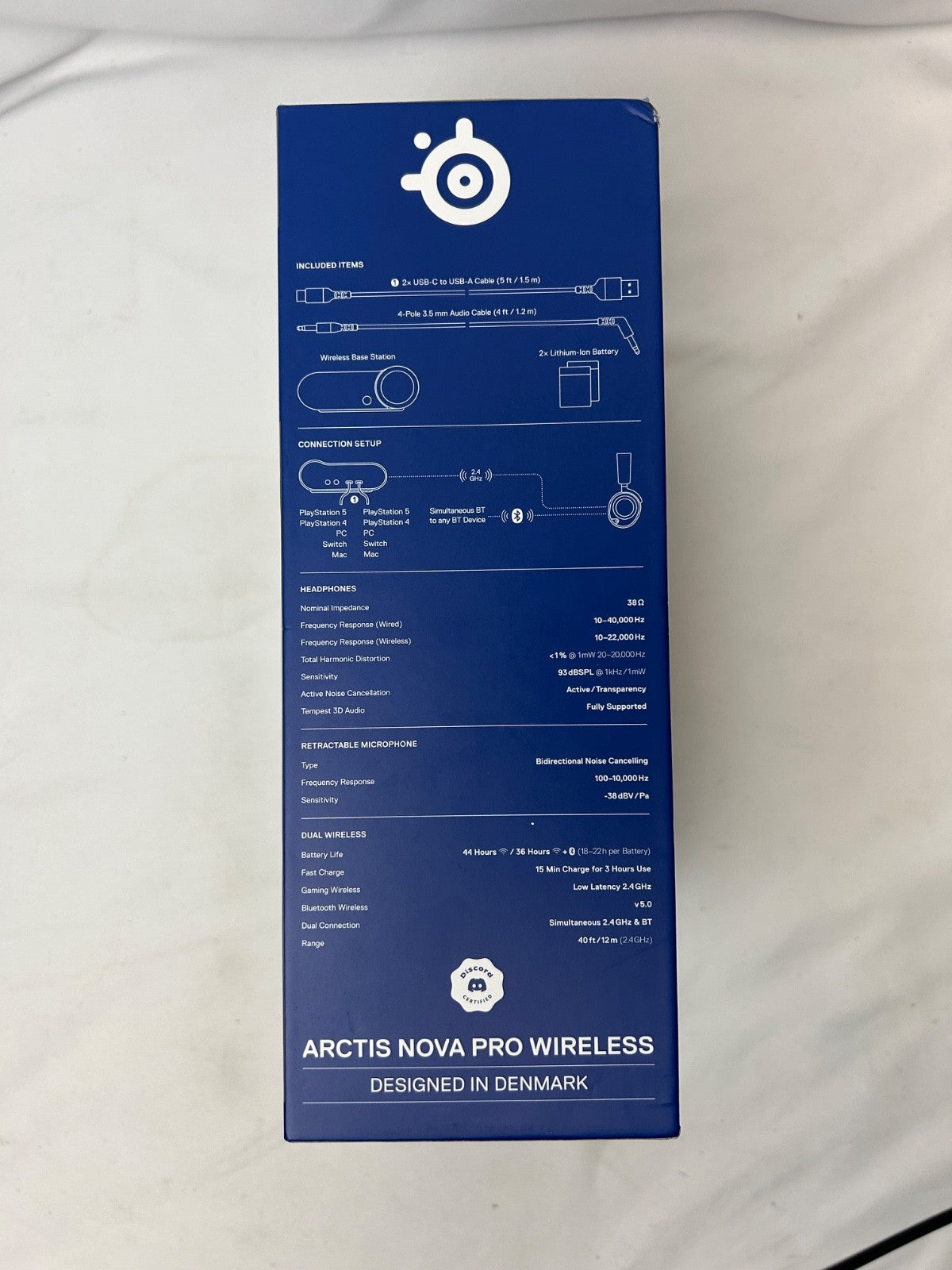 SteelSeries Arctis Nova Pro Wireless Noise Cancelling Headset Playstation/PC NIB