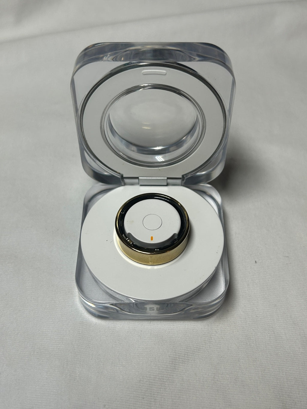 Samsung Galaxy Ring Titanium Gold SM-Q509 AI Smart Ring Bluetooth - Size 9
