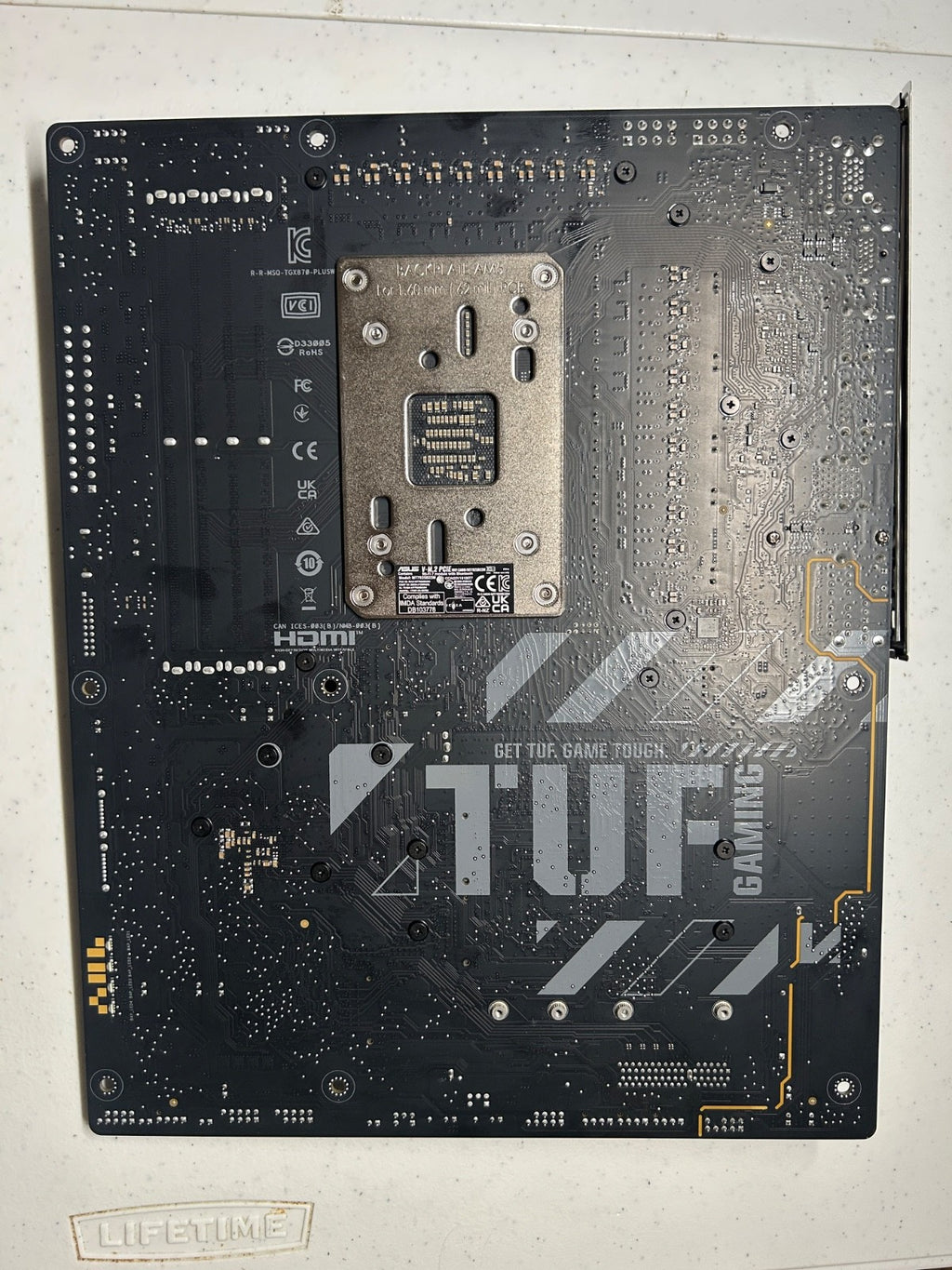 ASUS TUF Gaming X870-PLUS WiFi AM5 M2 Slots WiFi7 ATX Motherboard Only