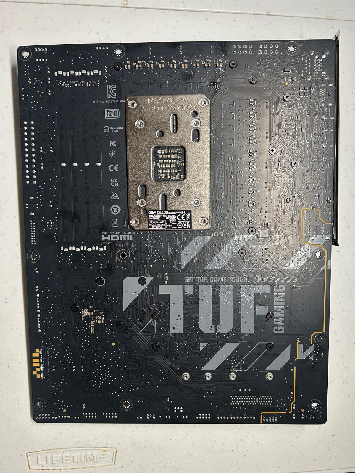 ASUS TUF Gaming X870-PLUS WiFi AM5 M2 Slots WiFi7 ATX Motherboard Only