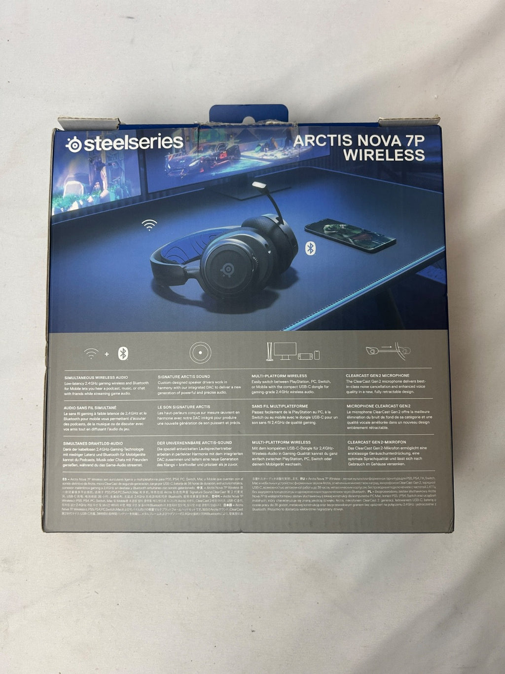 SteelSeries Arctis Nova 7P Wireless Multi-Platform Gaming Headset