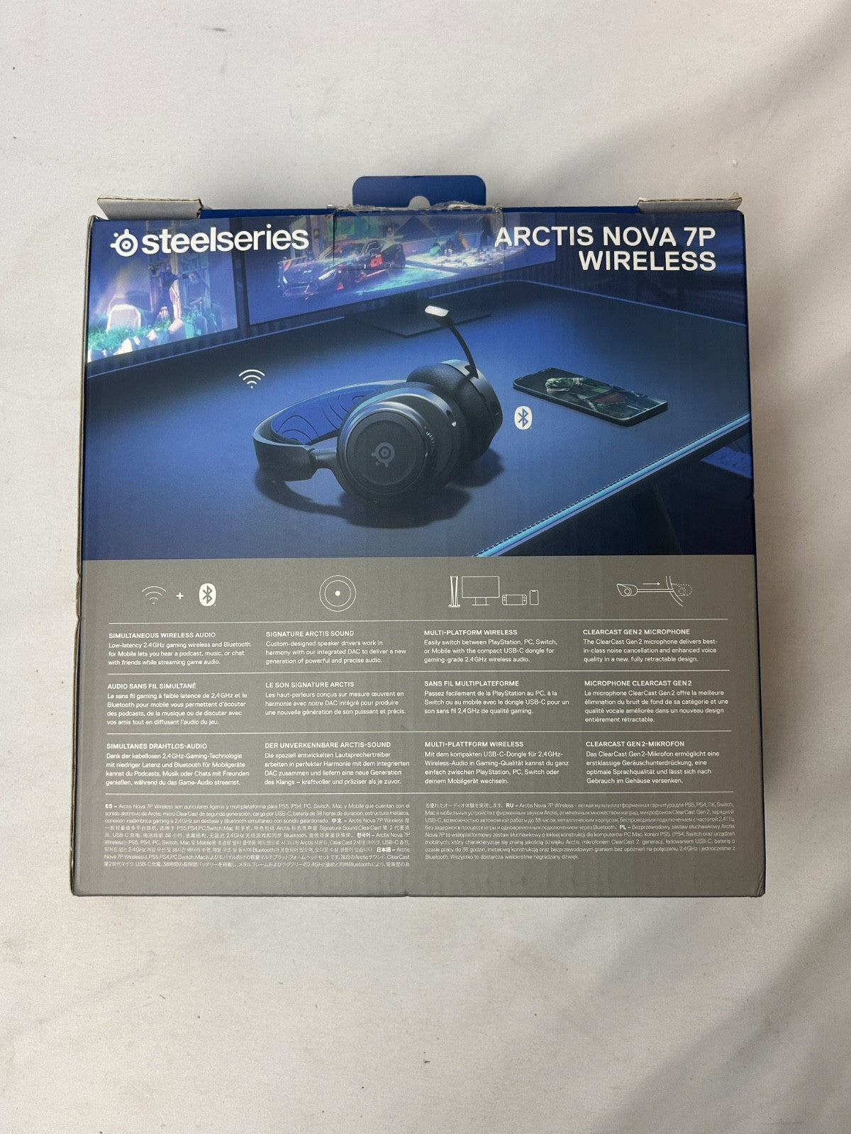 SteelSeries Arctis Nova 7P Wireless Multi-Platform Gaming Headset