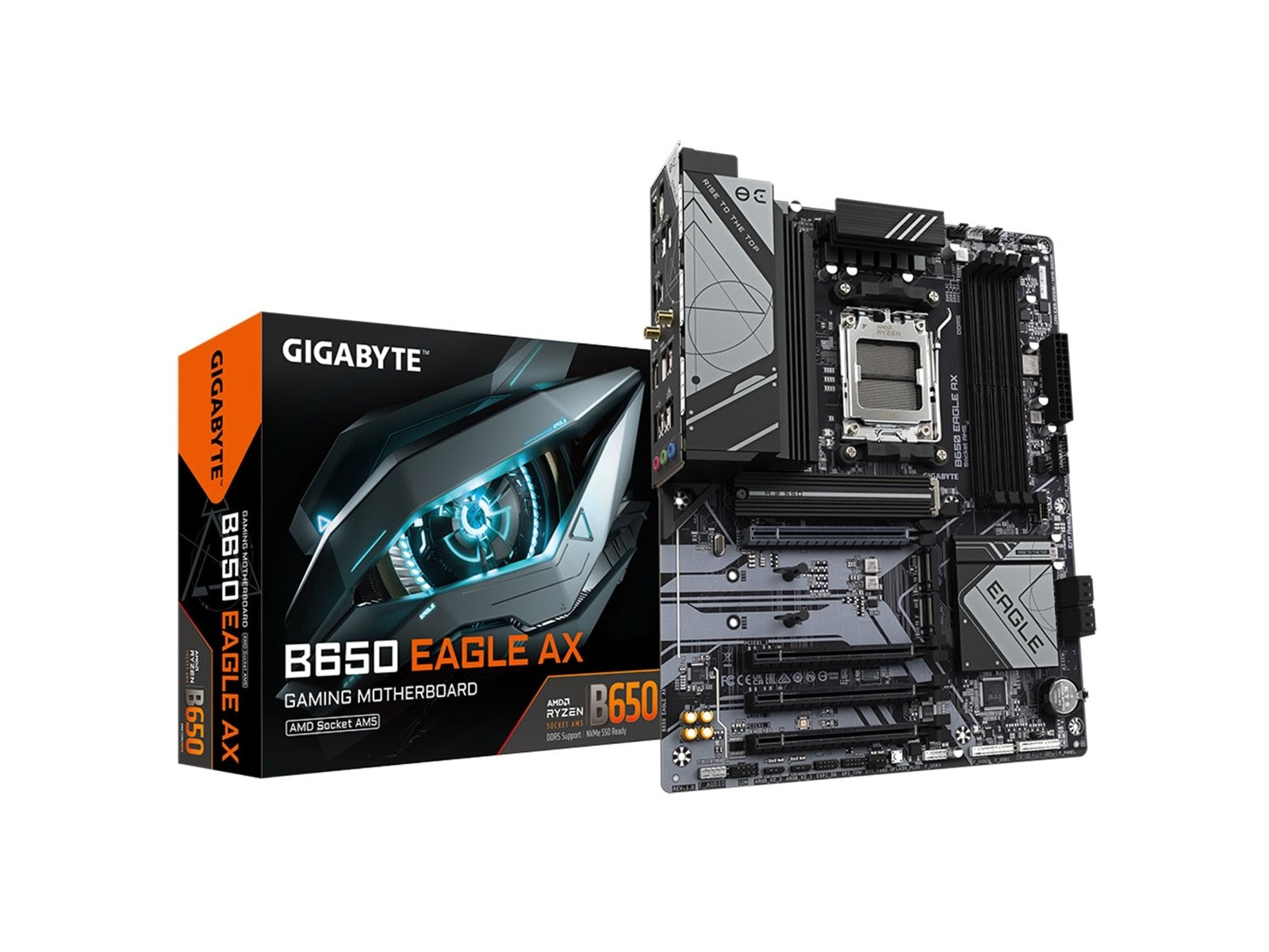GIGABYTE - B650 EAGLE AX (Socket AM5) AMD B650 ATX DDR5  Motherboard =READ=