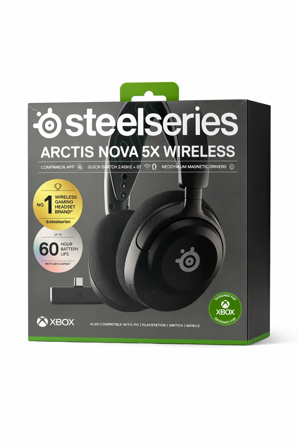 SteelSeries Arctis Nova 5X Wireless Headset Black - XBOX