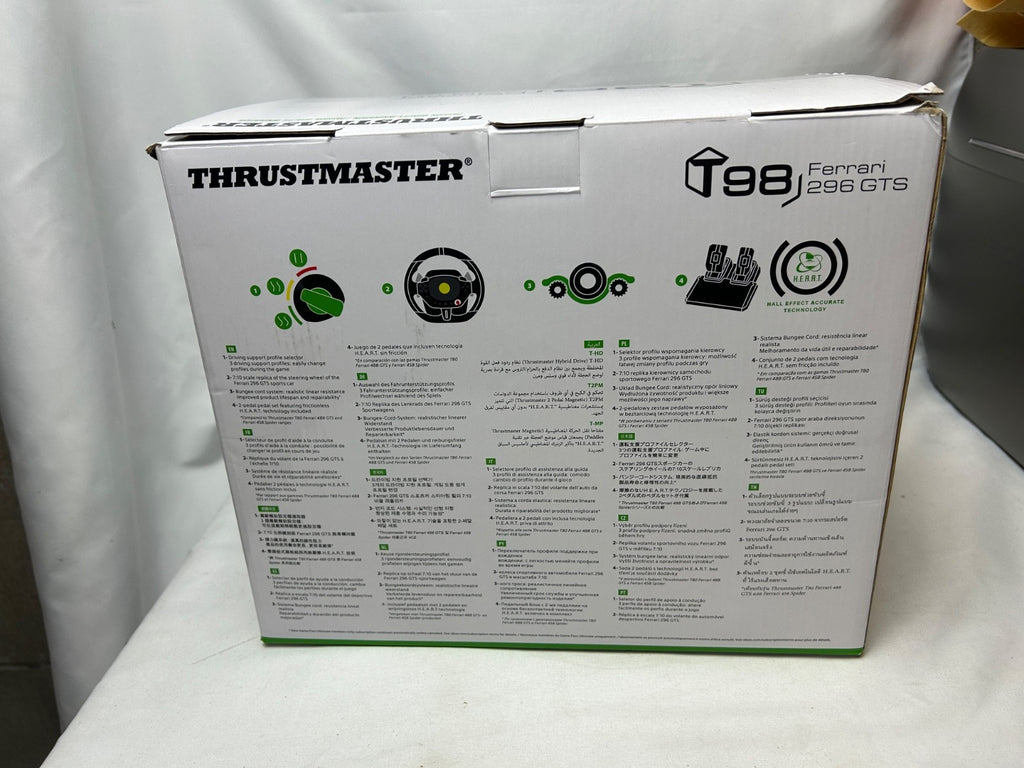 Thrustmaster T98 Ferrari 296 GTB Edition Racing Wheel Black