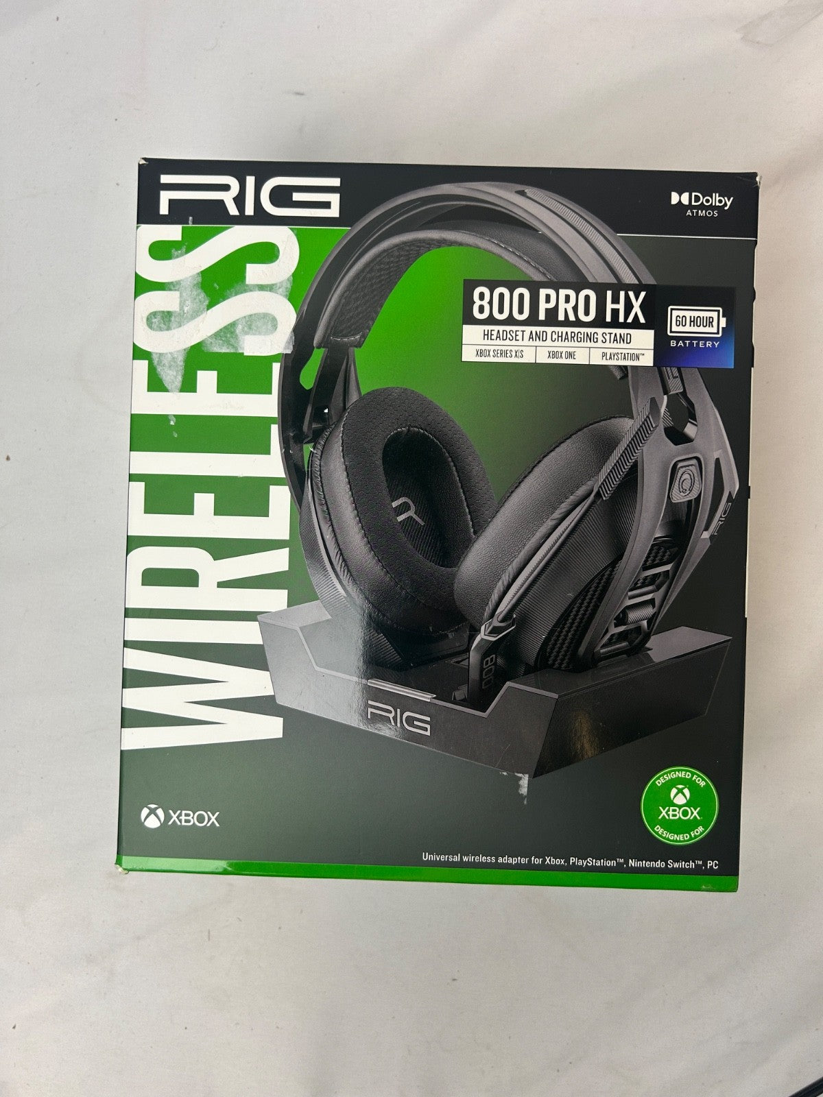 RIG 800 Pro HX Marathon Wireless Headset with Base - Black (10-1172-01)