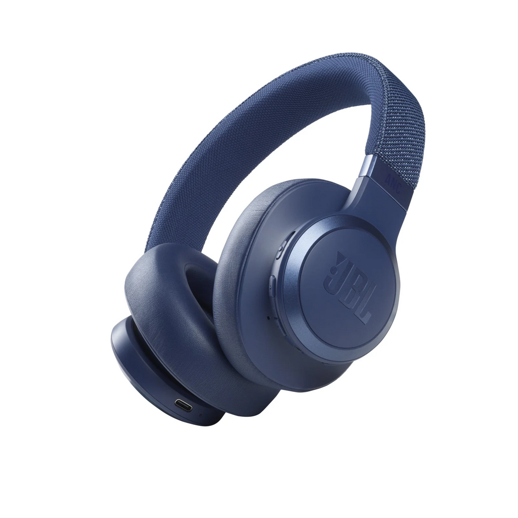 JBL Live 660NC Bluetooth Wireless Over-Ear Headphones - Blue