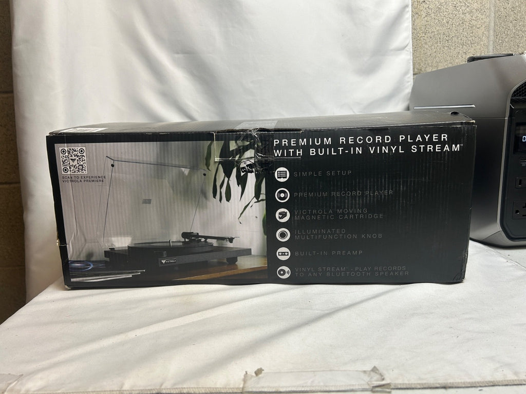 VICTROLA PREMIERE T1 Premium Turntable with Built-In Vinyl Stream Bluetooth