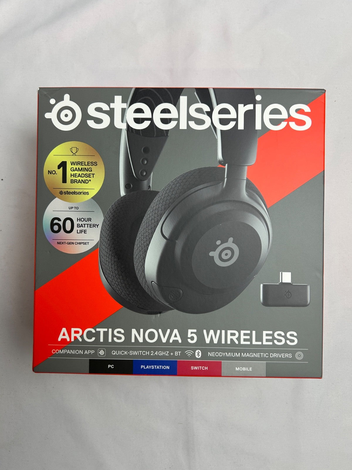 SteelSeries Arctis Nova 5 Wireless Gaming Headset - Black