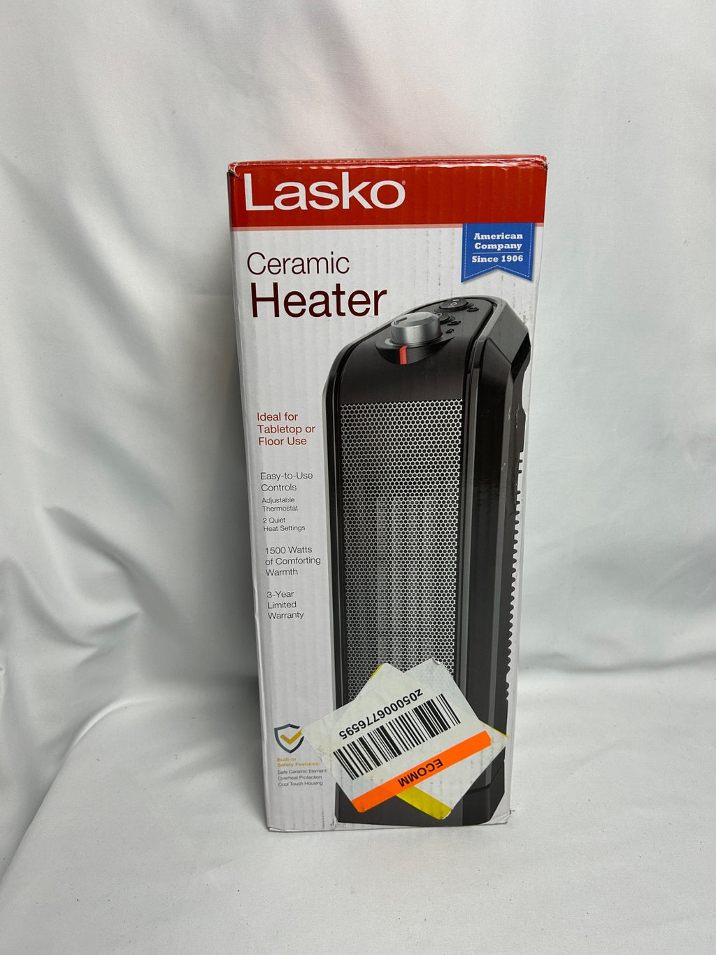 Lasko Ultra Ceramic Tower Heater with Digital Controls & Remote – Black