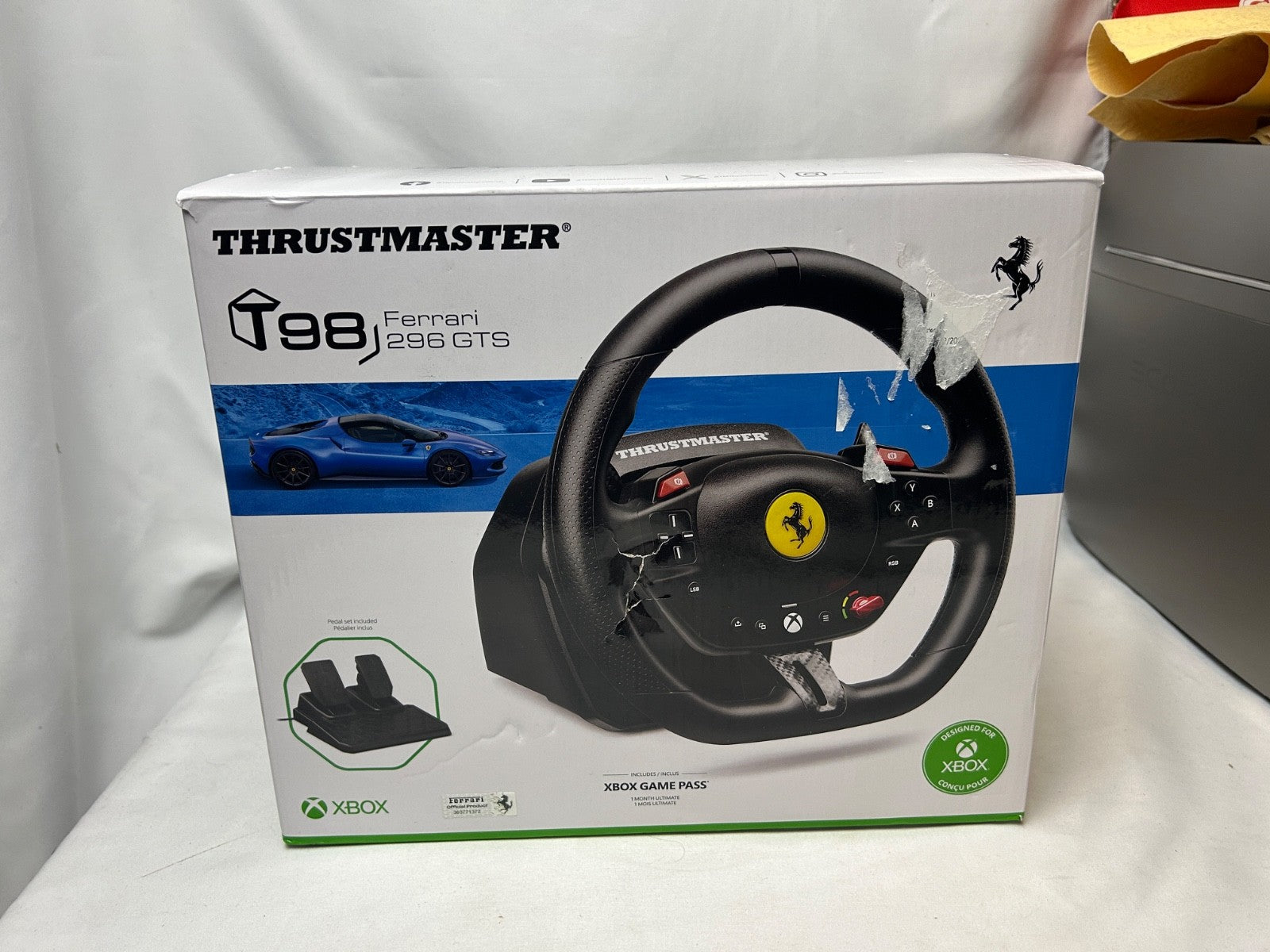 Thrustmaster T98 Ferrari 296 GTB Edition Racing Wheel Black
