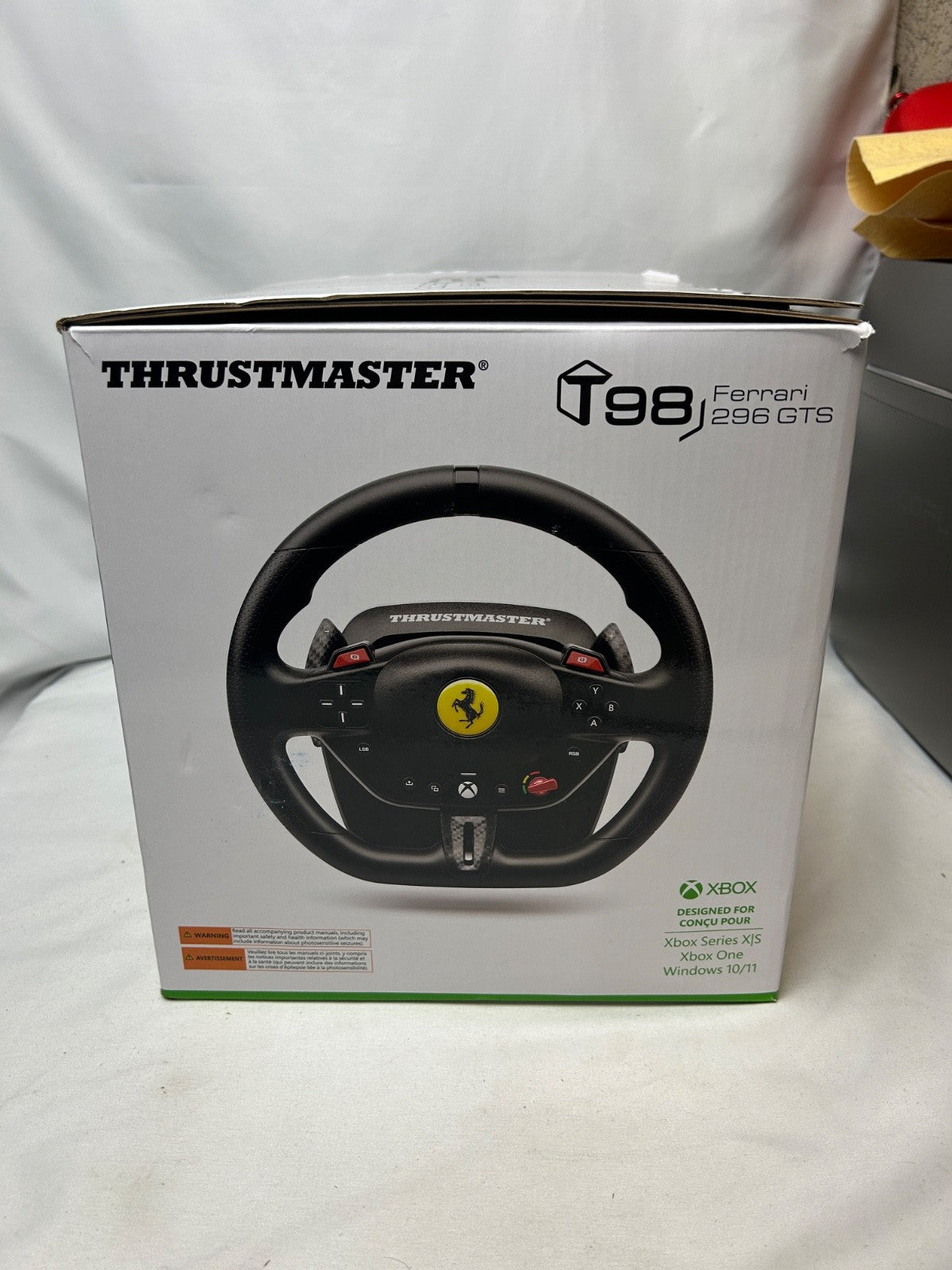Thrustmaster T98 Ferrari 296 GTB Edition Racing Wheel Black