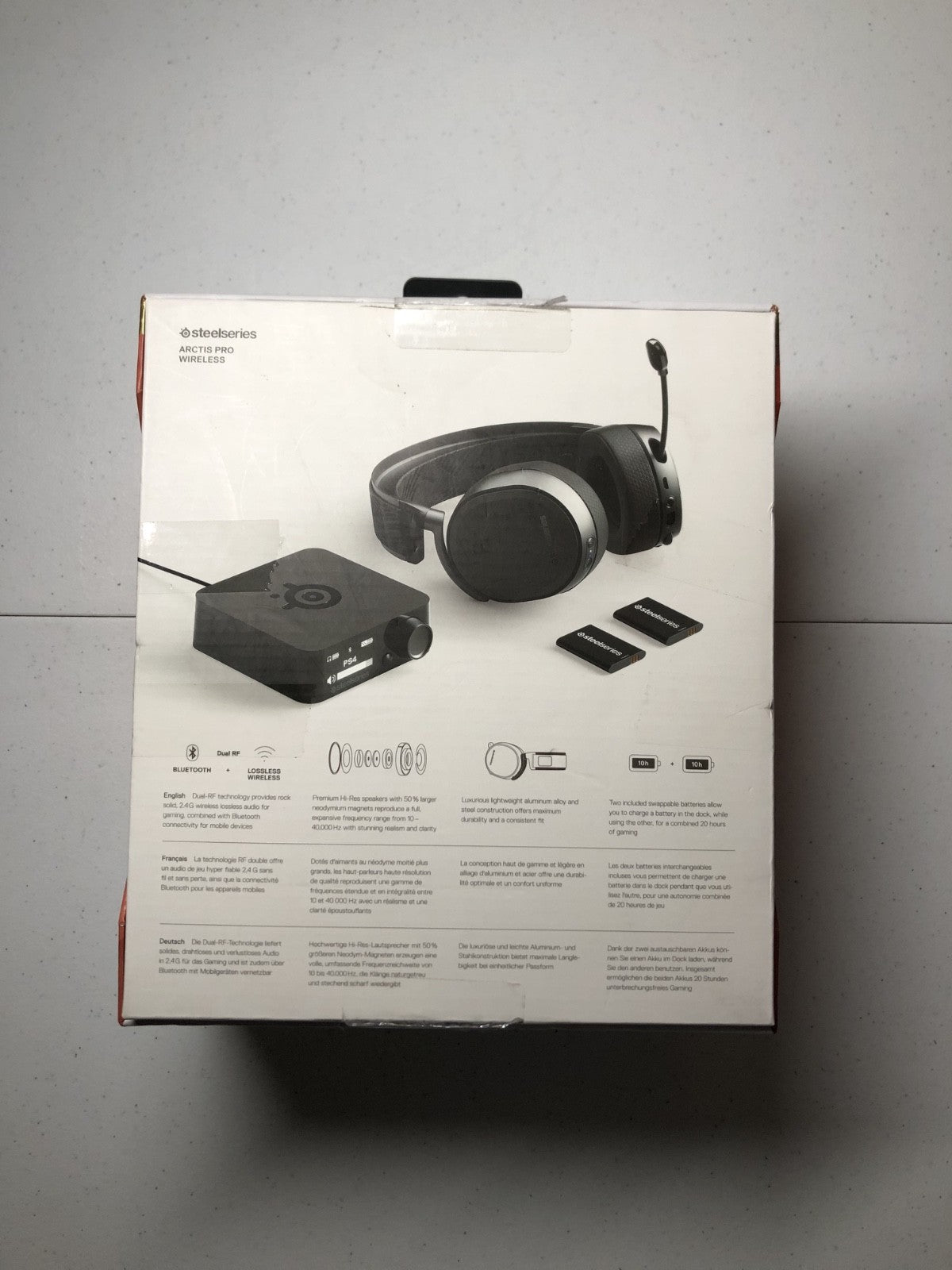 SteelSeries Arctis Pro Wireless DTS Headphone X v2.0 Gaming Headset PS4 PC