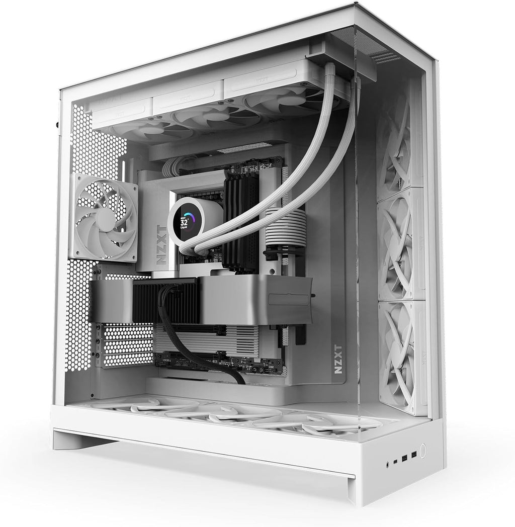 NZXT H9 Flow (2025)  Large Dual-Chamber ATX Mid-Tower Airflow PC Case