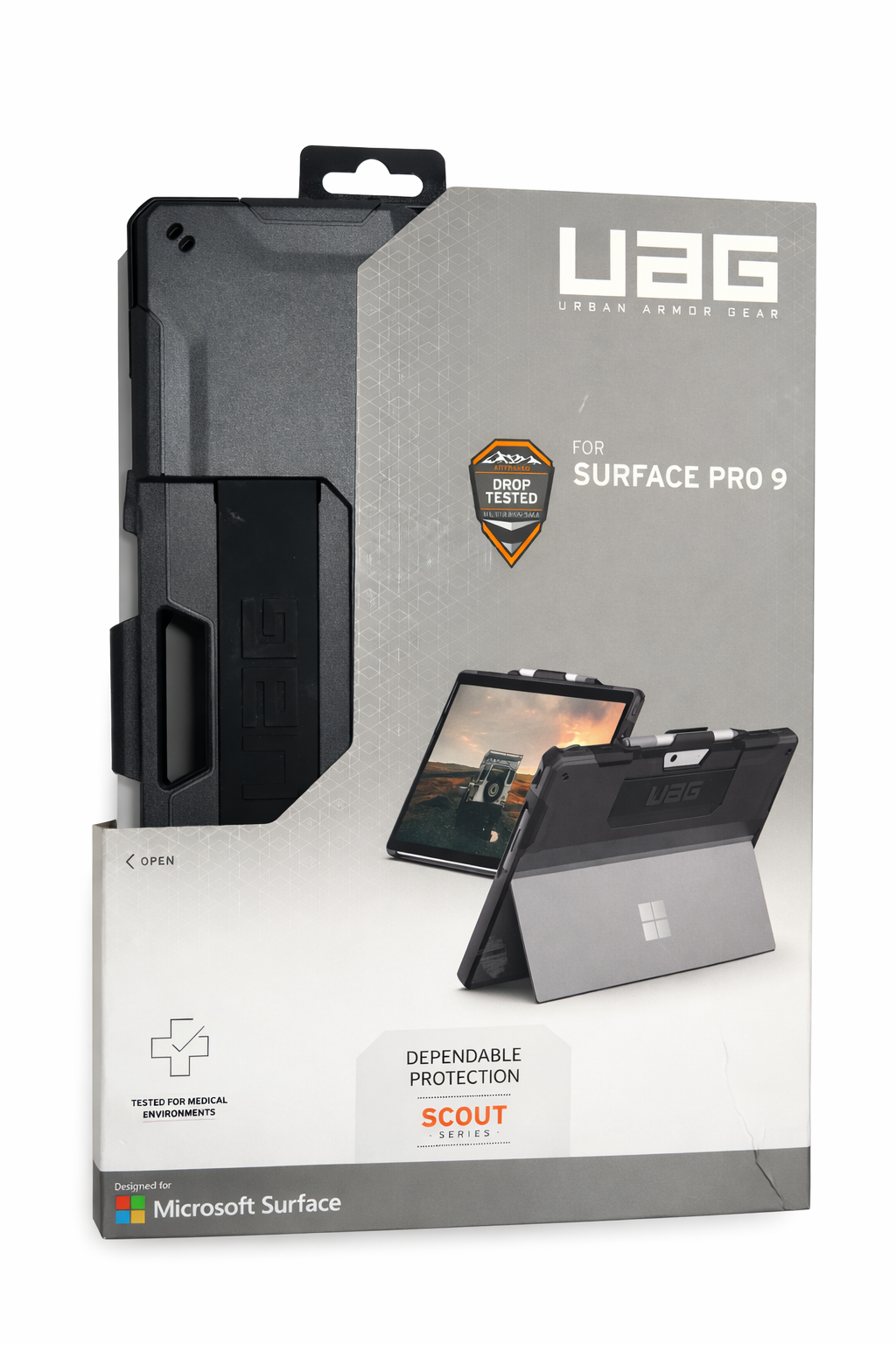 UAG Scout Series Case for Microsoft Surface Pro 9 – Black