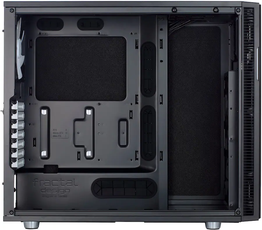 Fractal Design - Define R5 Black Silent ATX Mid-Tower PC Case - Black