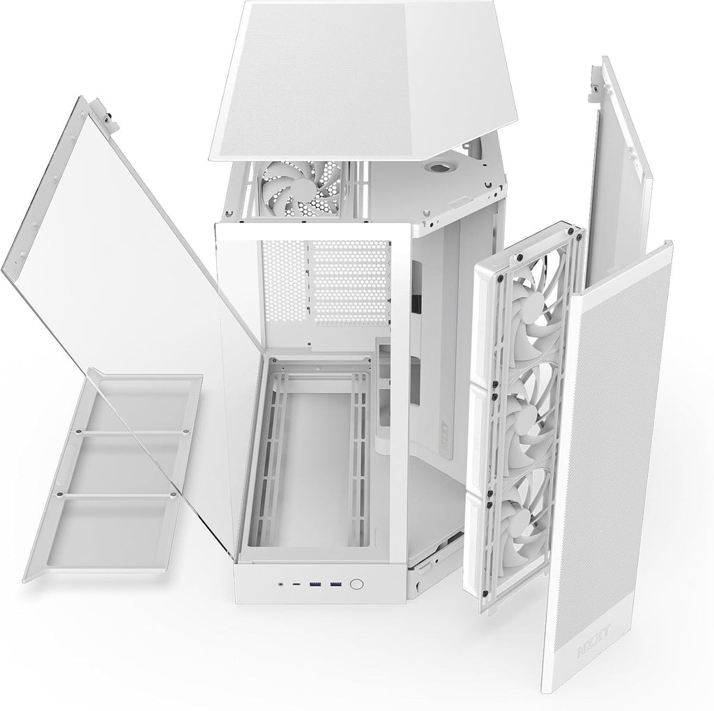 NZXT H9 Flow (2025)  Large Dual-Chamber ATX Mid-Tower Airflow PC Case