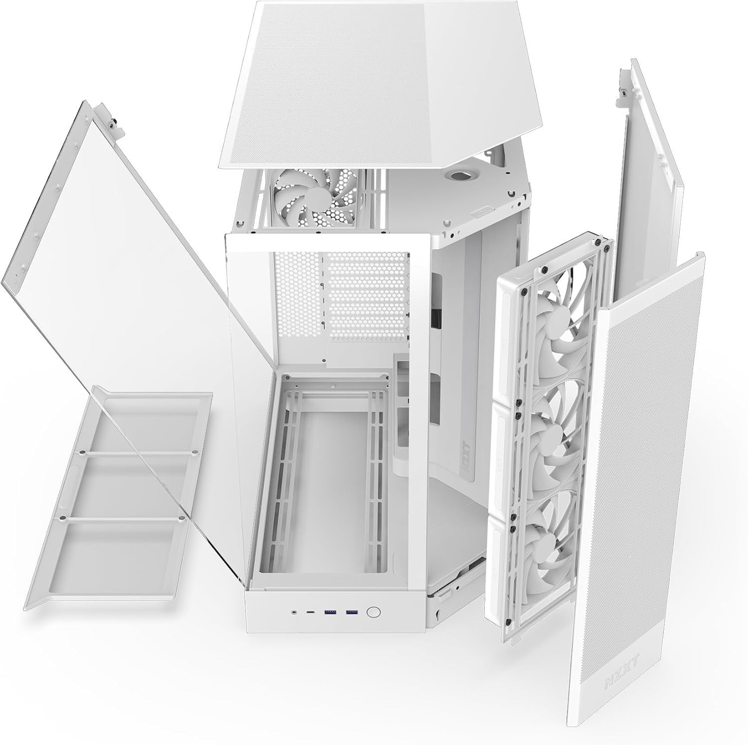 NZXT H9 Flow (2025)  Large Dual-Chamber ATX Mid-Tower Airflow PC Case