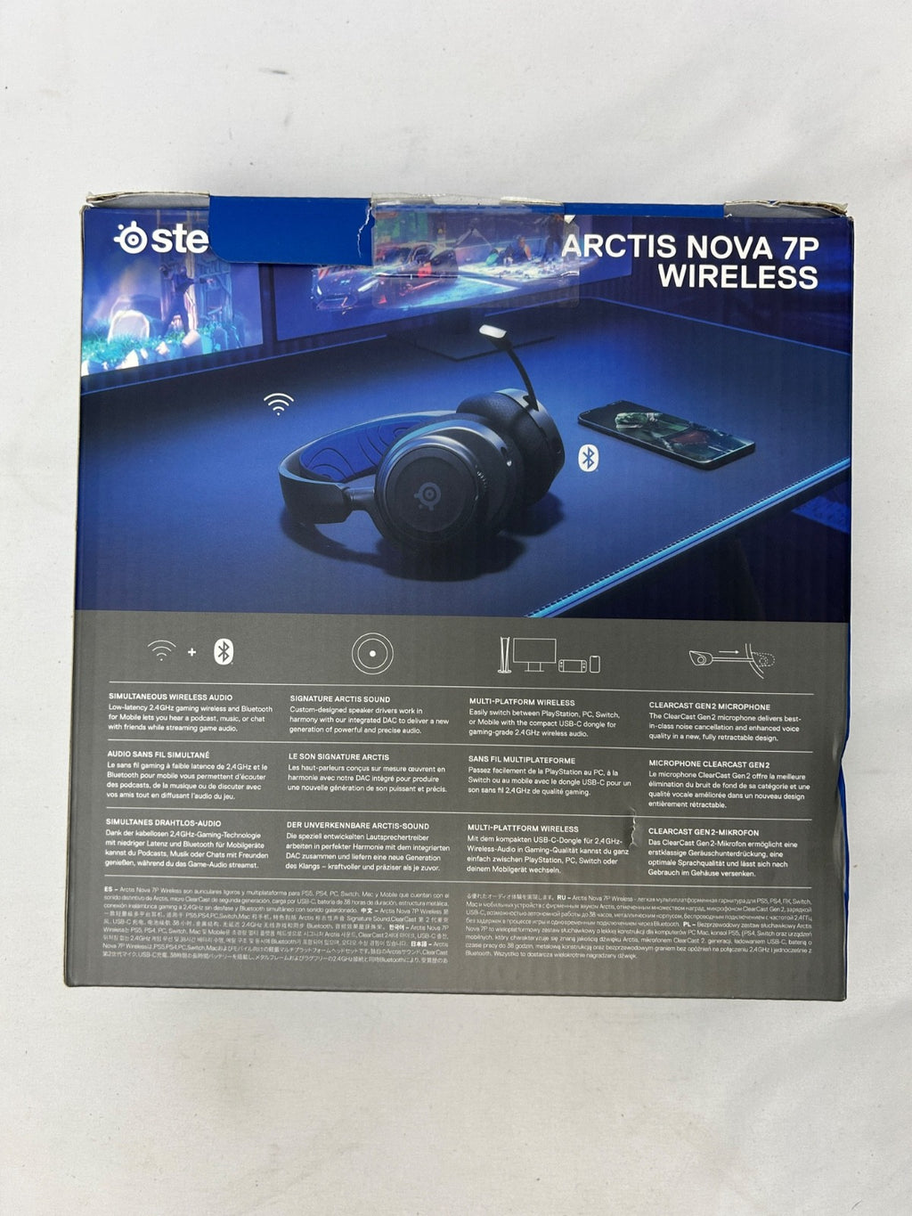 SteelSeries Arctis Nova 7P Wireless Multi-Platform Gaming Headset
